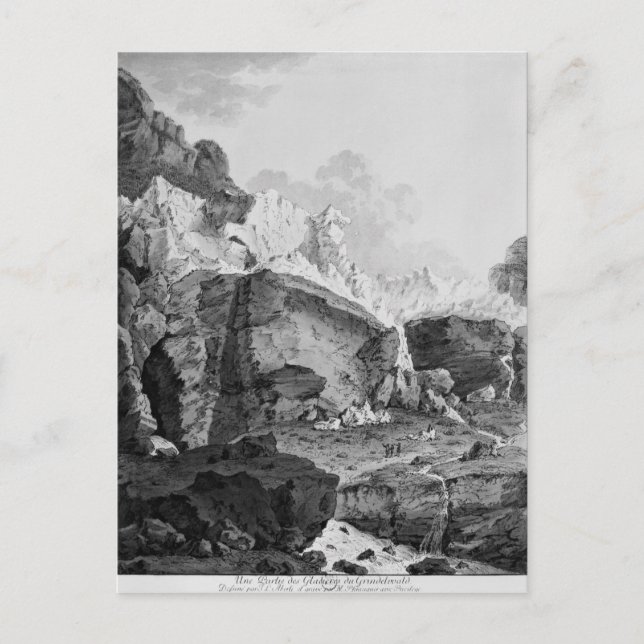 Glaciers of Grindelwald Postcard (Front)