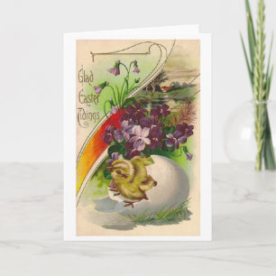 Glad Easter Tidings! Victorian Easter Card