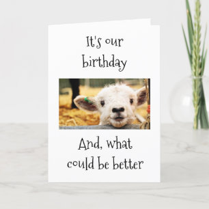 GLAD I AM GROWING OLD WITH "YOU"-AGE HUMOR FRIEND CARD