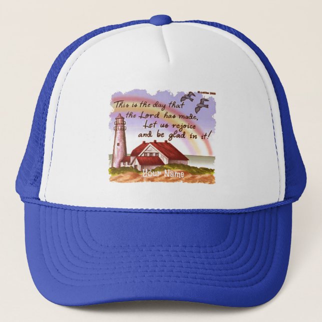 Glad Lighthouse Christian Hat (Front)
