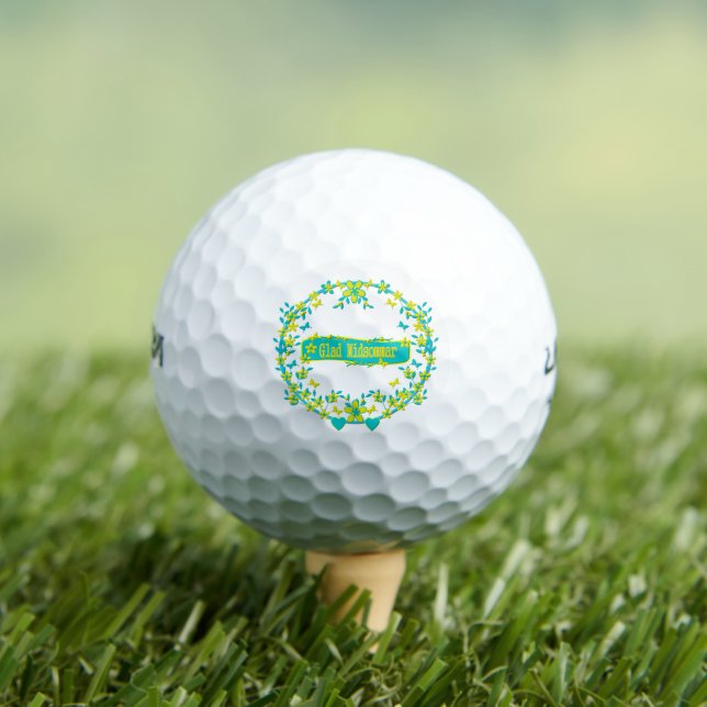 Glad midsommar golf balls (Insitu Tee)