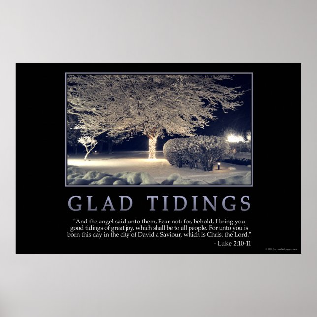 Glad Tidings Poster (Front)