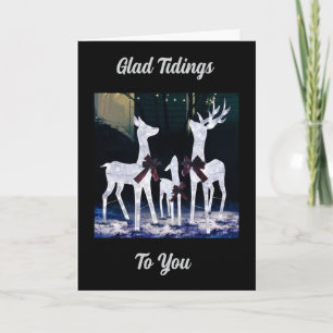 GLAD TIDINGS TO YOU AT CHRISTMAS CARD