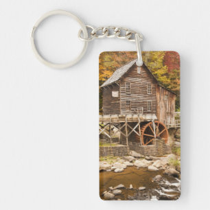 Glade Creek Grist Mill, Babcock State Park, 2 Keychain