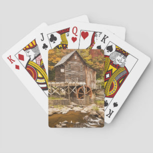 Glade Creek Grist Mill, Babcock State Park, 2 Playing Cards
