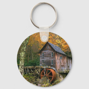 Glade Creek Grist Mill Keychain