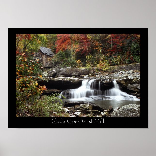 Glade Creek Grist Mill Poster (Front)