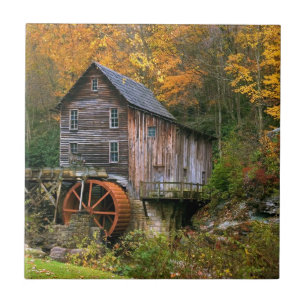 Glade Creek Grist Mill Tile