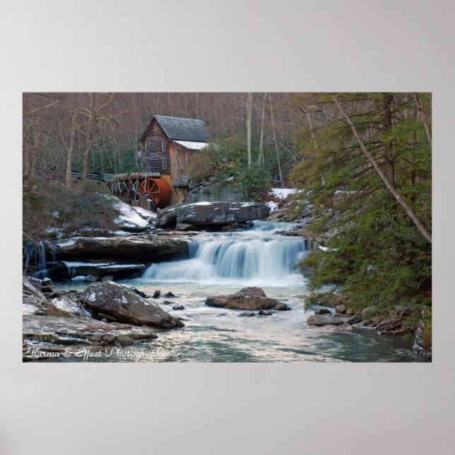 Glade Creek Gristmill II Poster (Front)
