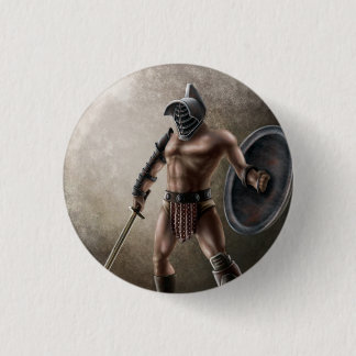 Gladiator 1 Inch Round Button