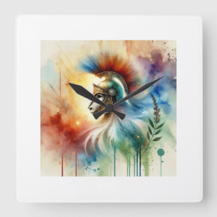 Gladiator 280924AREF147 - Watercolor Square Wall Clock