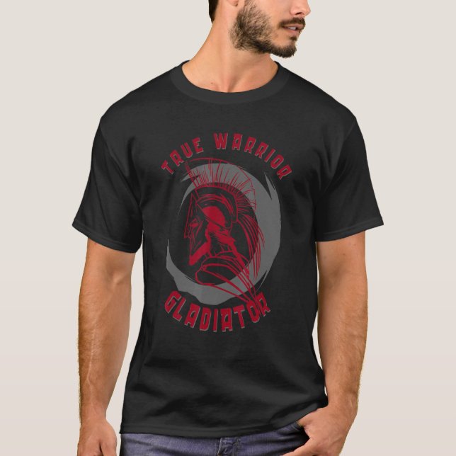 Gladiator And Warrior Muscle And Bodybuilding 14 T-Shirt (Front)