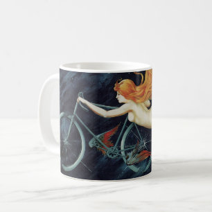 Gladiator Cycles, Vintage Victorian Art Nouveau Coffee Mug