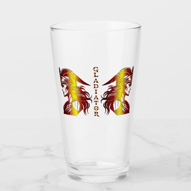 Gladiator Drinkware Glass (Front)