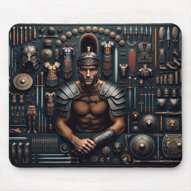 Gladiator's Grit Knolling Mouse Pad (Front)