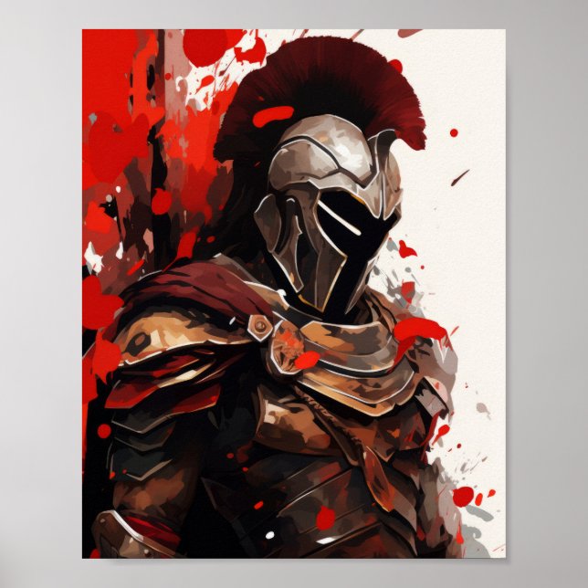 Gladiator's Valour: Epic Gladiator Poster (Front)