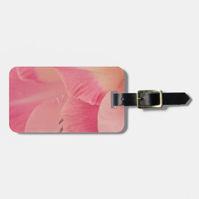 Gladiola Petals Luggage Tag (Front Horizontal)