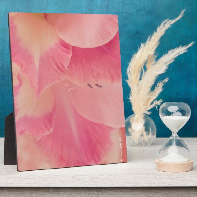 Gladiola Petals Plaque (Side)
