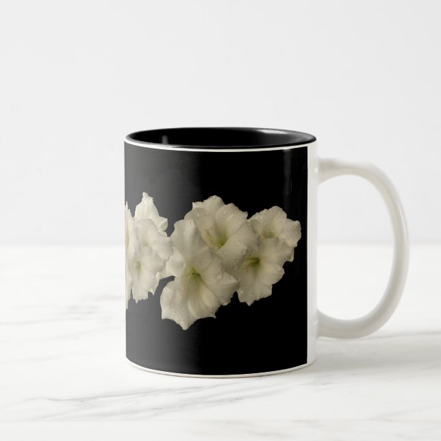 Gladiolas Two-Tone Coffee Mug (Right)