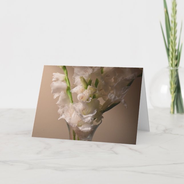 Gladioli, card (Front)