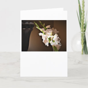 Gladioli, card