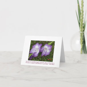 Gladioli Card