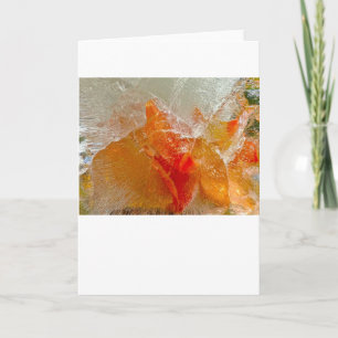 Gladioli in Ice, Card
