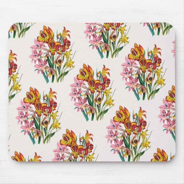 Gladioli Mouse Pad (Front)