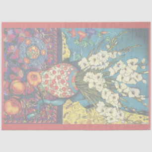 Gladioli with Kimono Tissue Paper