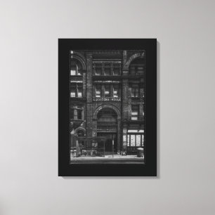 Gladstone Hotel No 3 with Border Canvas Print