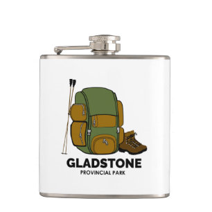 Gladstone Provincial Park Backpack Hip Flask