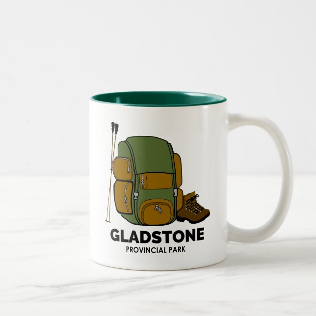 Gladstone Provincial Park Backpack Two-Tone Coffee Mug (Right)