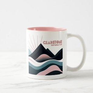 Gladstone Provincial Park Coloured Hills Two-Tone Coffee Mug