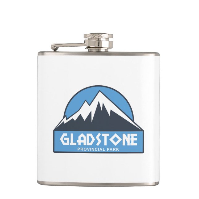Gladstone Provincial Park Hip Flask (Front)