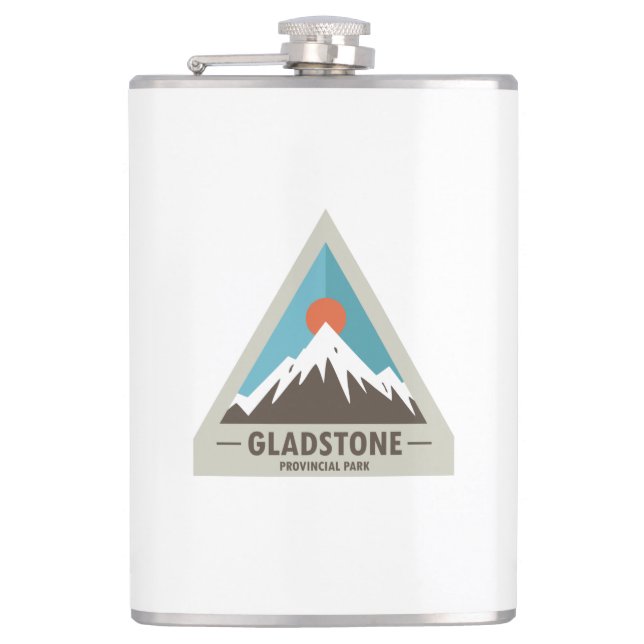 Gladstone Provincial Park Hip Flask (Front)