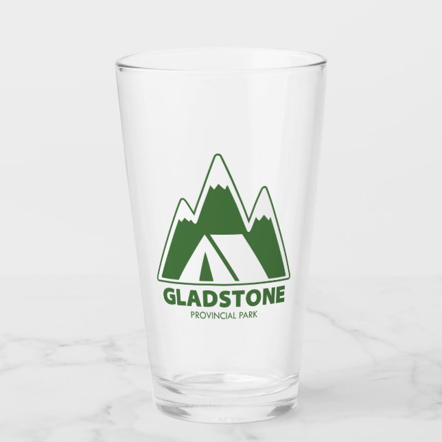 Gladstone Provincial Park Mountains Camping Glass (Front)