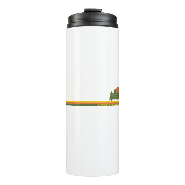 Gladstone Provincial Park Pine Trees Sun Thermal Tumbler (Front)