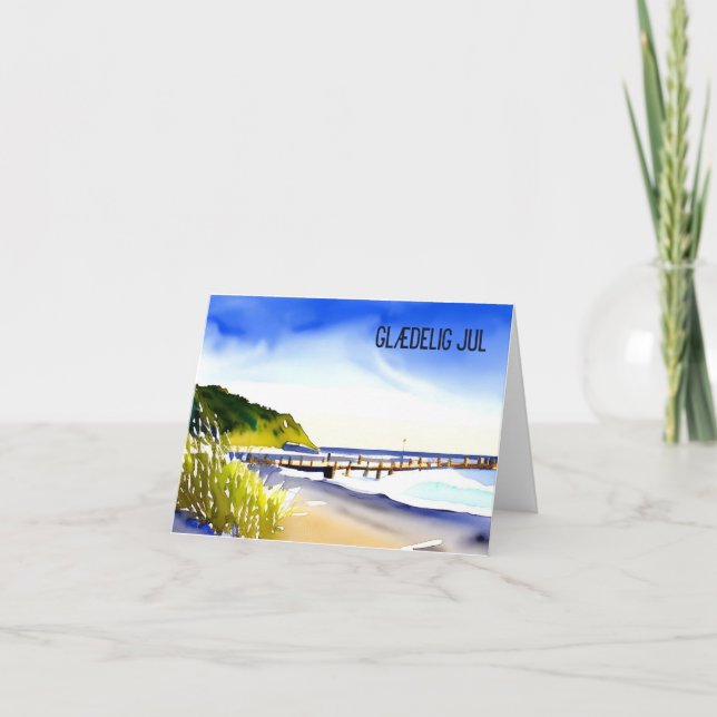 Glædelig jul, Danish Christmas Card (Front)