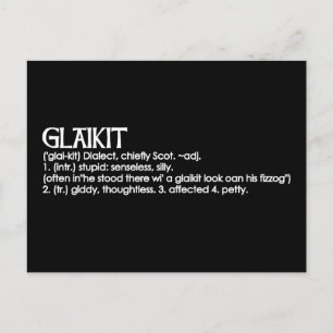 Glaikit Postcard