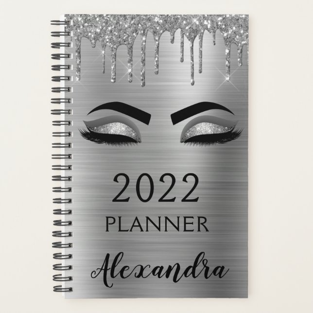Glam 2022 Argent Parties scintillant étincelante (Devant)