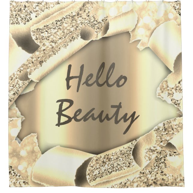 Glam 3D Frame Gold SPARK  HELLO Girly (Front)