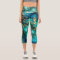 Glam Aqua Green and Gold Marble Far Out Clothing