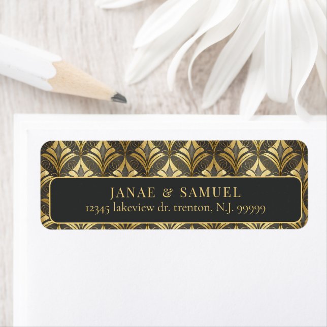 Glam Art Deco Mariage ID1033 (En situation)