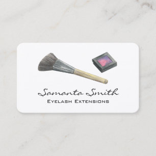 Glam Beauty Makeup Artist Eyelashes & Lips Busines Business Card