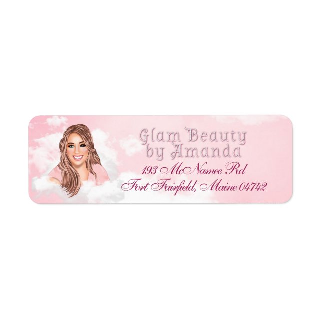 Glam Beauty Return Labels (Devant)