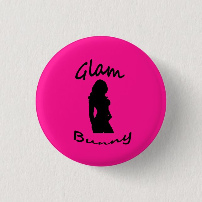 Glam Bunny Logo Pin (Front)