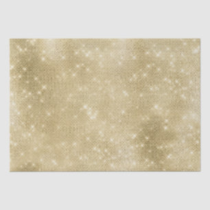 Glam Champagne Gold Glitzy Sparkle Tissue Paper