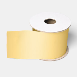 Glam Chic Yellow Gold Ribbon Christmas Grosgrain Ribbon