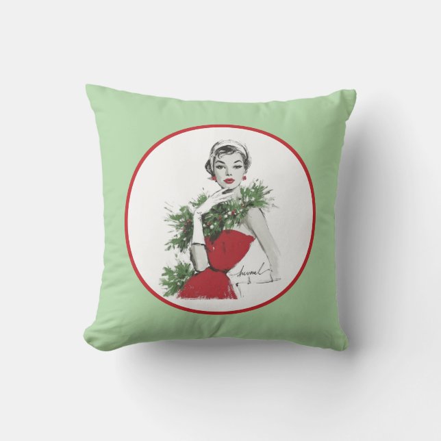 Glam Christmas Pillow (Front)
