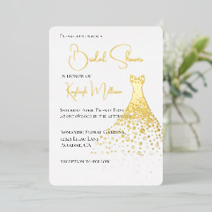 Glam Diamonds Dress Bridal Shower